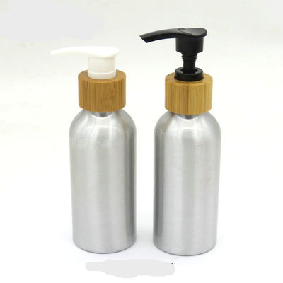 80 120 250 контейнеров насоса лосьона алюминиевой косметической бутылки 300ml бамбуковых