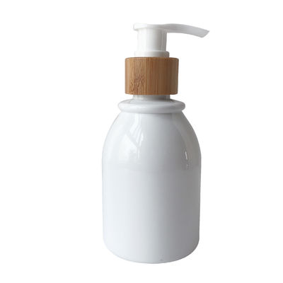 250ml заморозило янтарную косметическую бутылку ЛЮБИМЦА с бамбуковым насосом