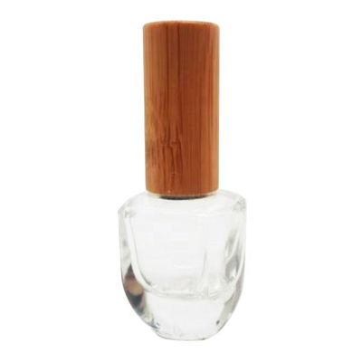 бутылка 5ml 15ml 20ml оптовая стеклянная с бамбуковой бутылкой маникюра крышки