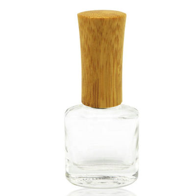 бутылка 5ml 15ml 20ml оптовая стеклянная с бамбуковой бутылкой маникюра крышки