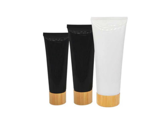 Насоса лосьона бутылки шампуня ЛЮБИМЦА Skincare насос лосьона пластикового белый черный бамбуковый