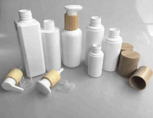 Бутылка с водой заботы кожи бутылки наборов ЛЮБИМЦА пластиковая косметическая с деревянной бамбуковой крышкой