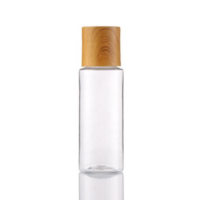 Косметика Qulity ясного пластикового любимца 60ML высокая бамбуковая разливает пустые бутылки по бутылкам лосьона