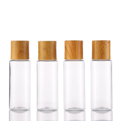 Косметика Qulity ясного пластикового любимца 60ML высокая бамбуковая разливает пустые бутылки по бутылкам лосьона